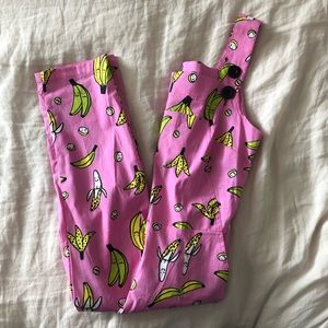 Nooworks Bananas Overalls, NWT, XS